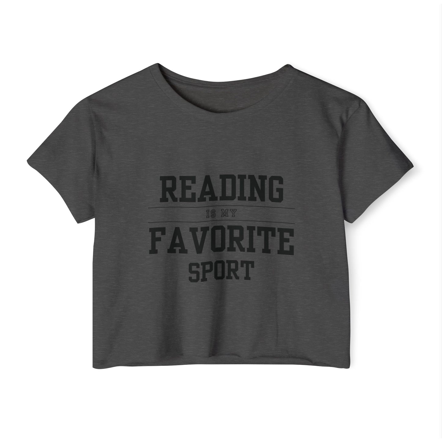 Reading Is My Favorite Sport Crop Top