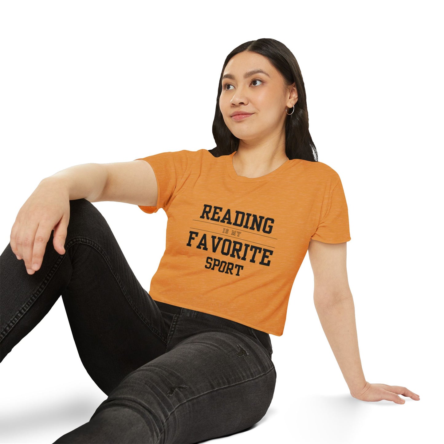 Reading Is My Favorite Sport Crop Top