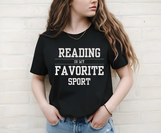 Reading is My Favorite Sport Tee