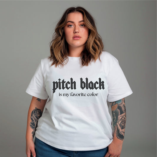Pitch Black Bookish Tee