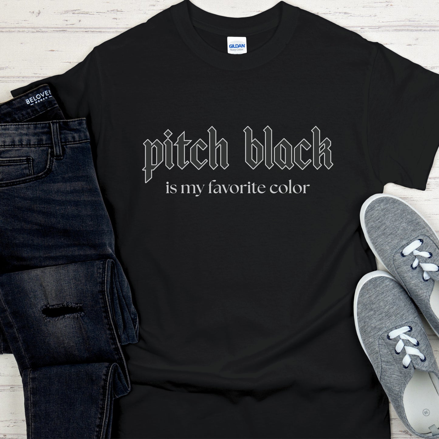Pitch Black Bookish Tee