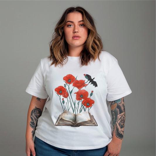 Poppy & Wyvern Book Tee