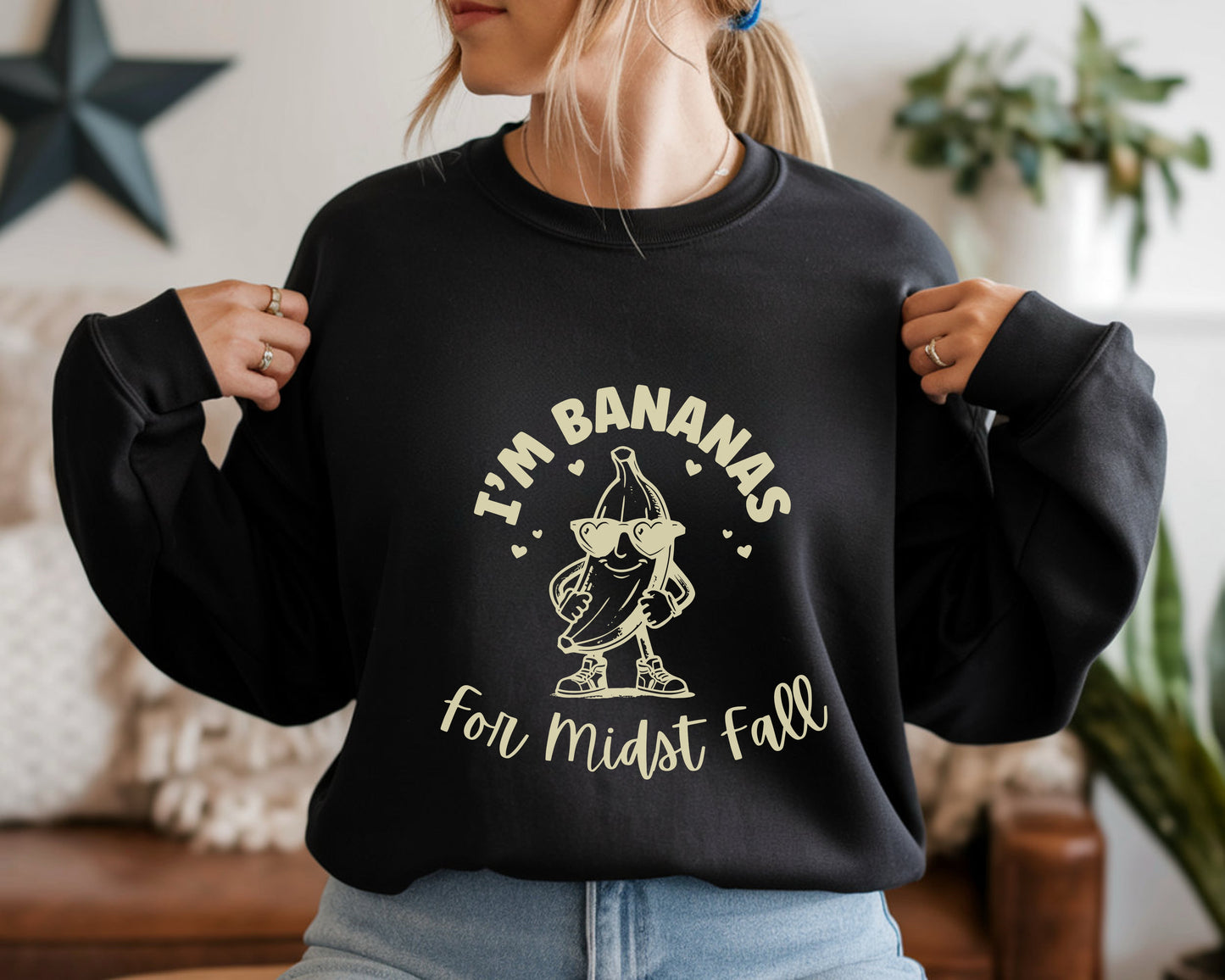 Bananas For Midst Fall Sweatshirt