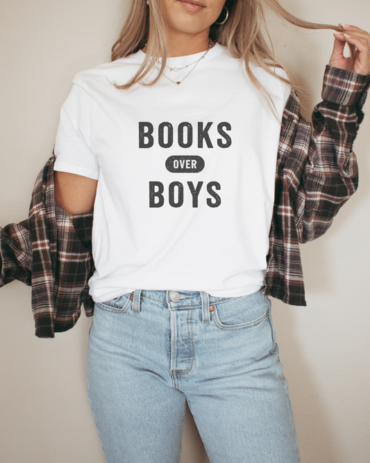 Books Over Boys Tee