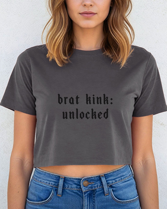 Brat Kink: Unlocked Crop Top