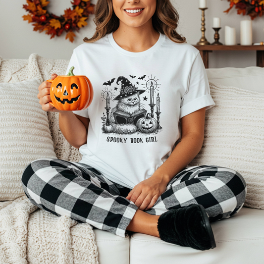Spooky Book Girl Tee