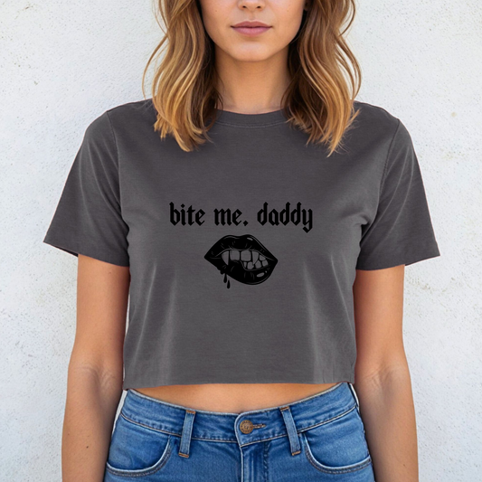 Bite Me Daddy Crop Top