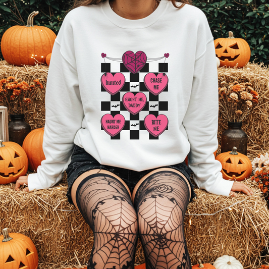 Hunted Hearts Halloween Sweatshirt
