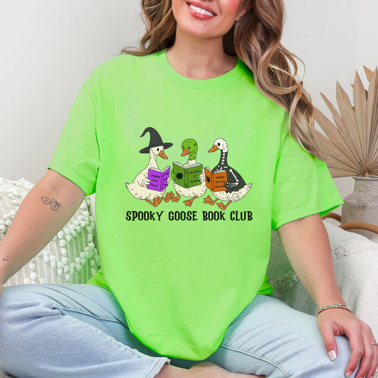 Spooky Goose Book Club Tee