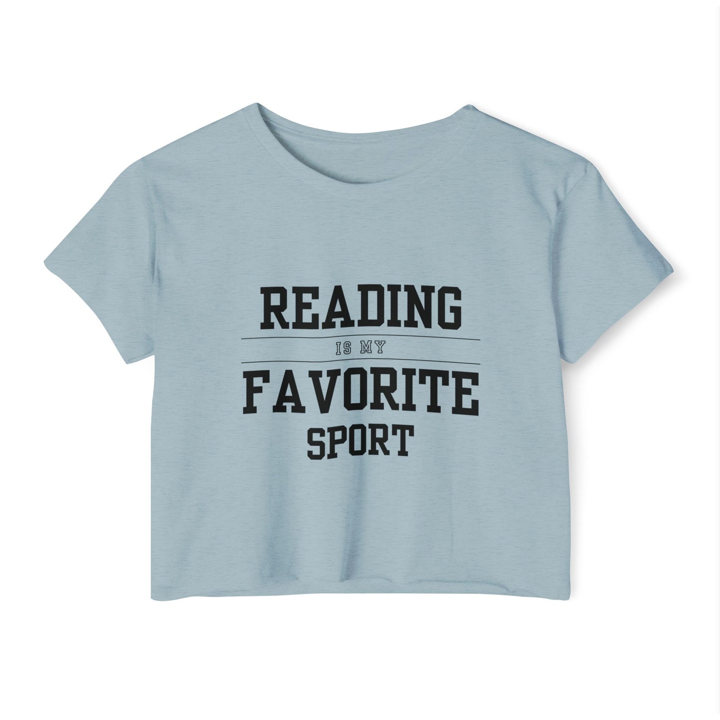 Reading Is My Favorite Sport Crop Top