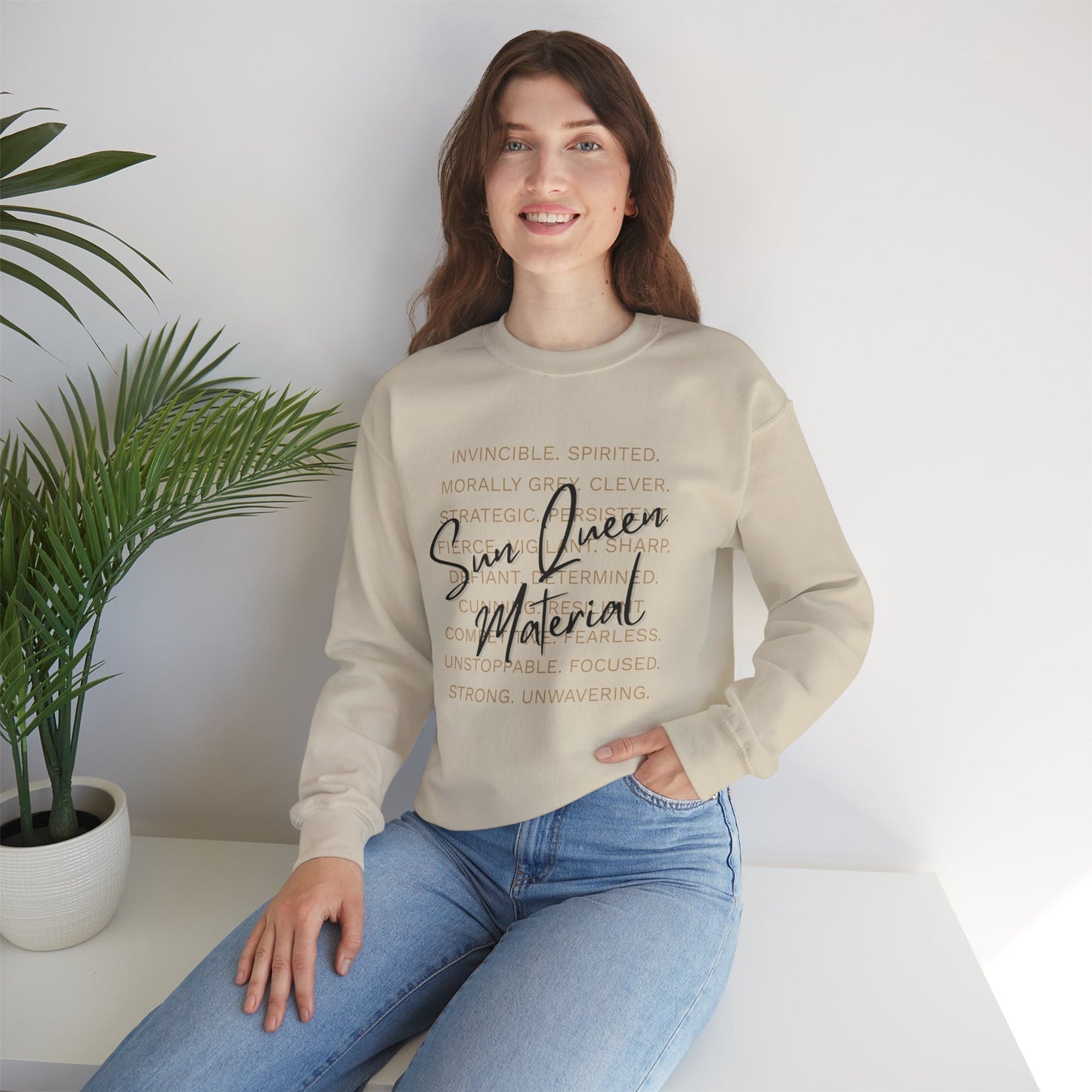 Sun Queen Material Sweatshirt