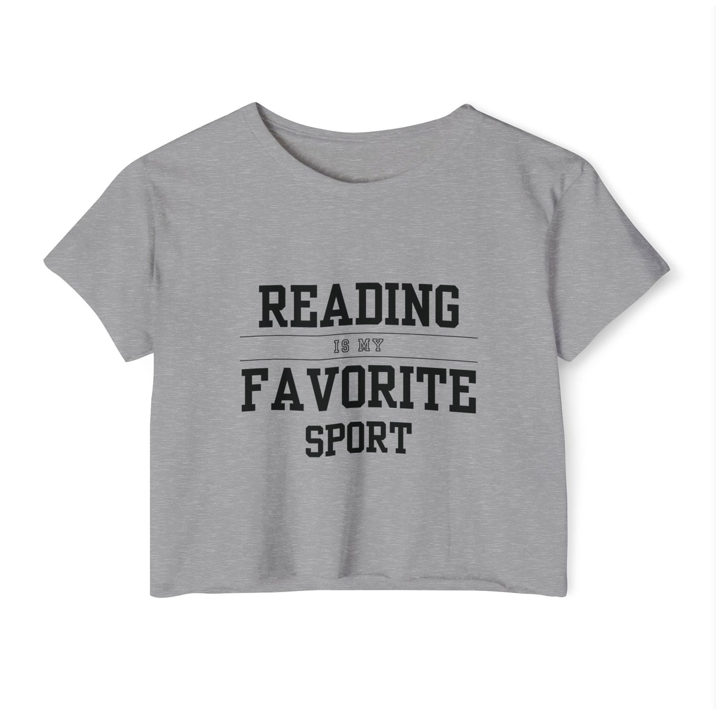 Reading Is My Favorite Sport Crop Top