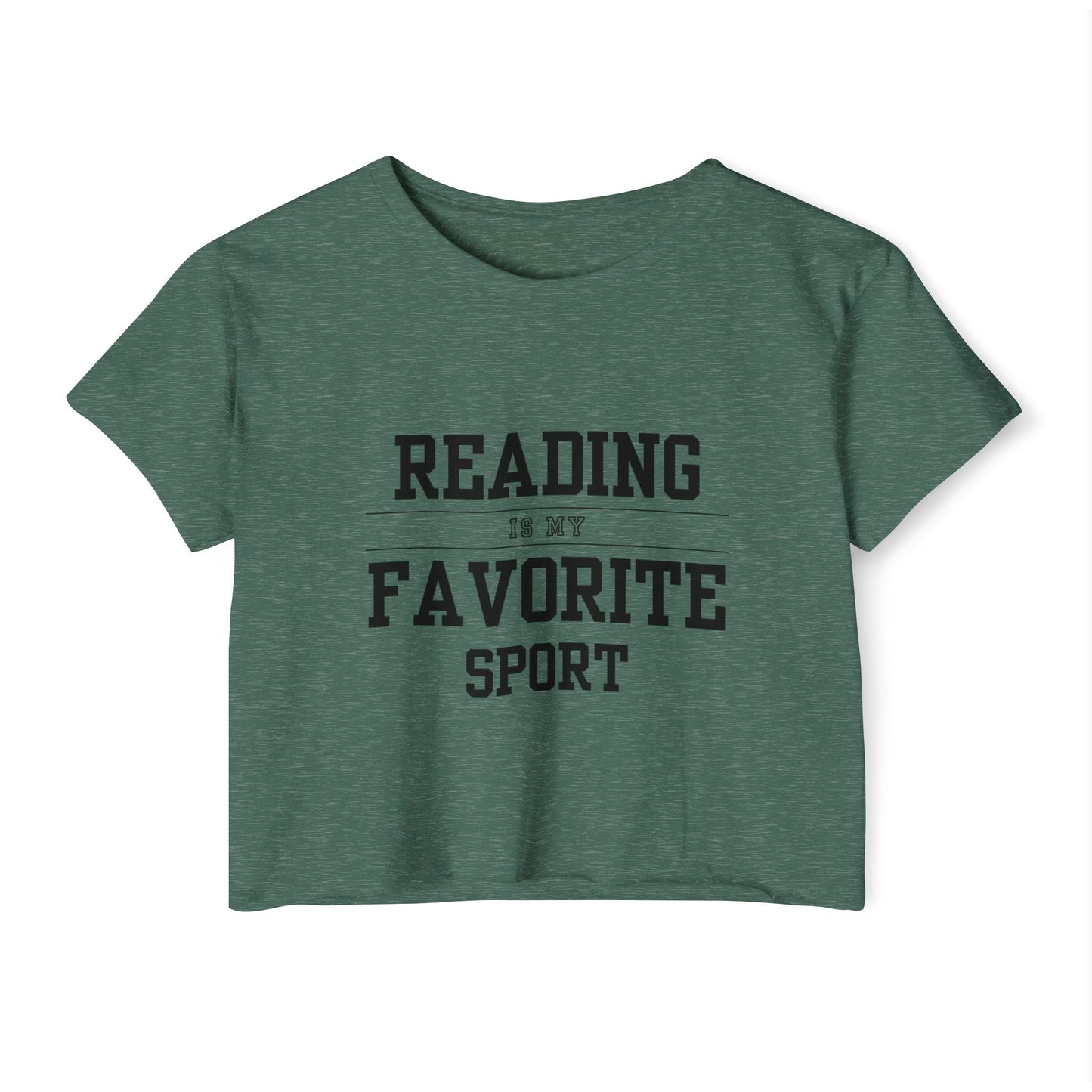 Reading Is My Favorite Sport Crop Top