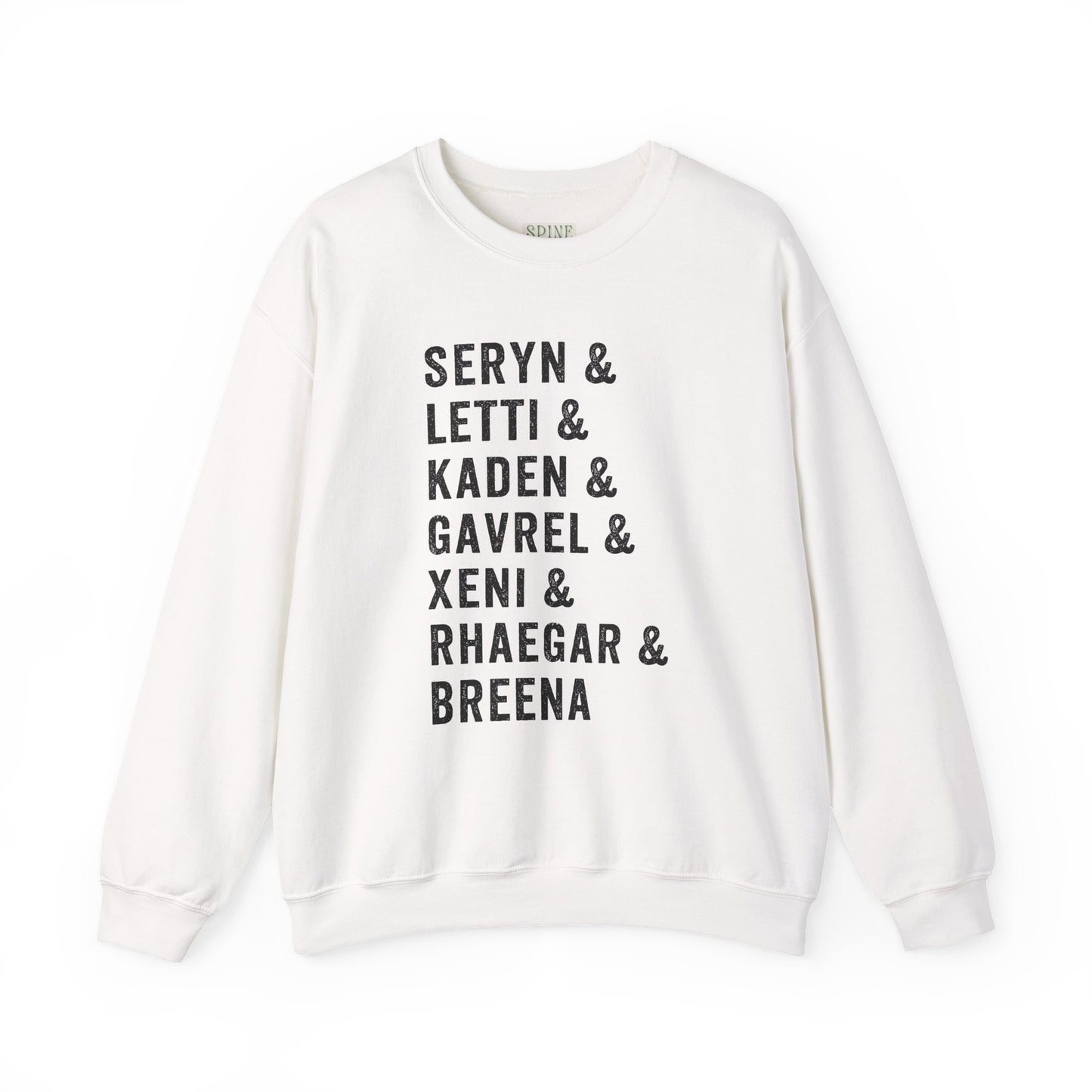 Character Names Sweatshirt