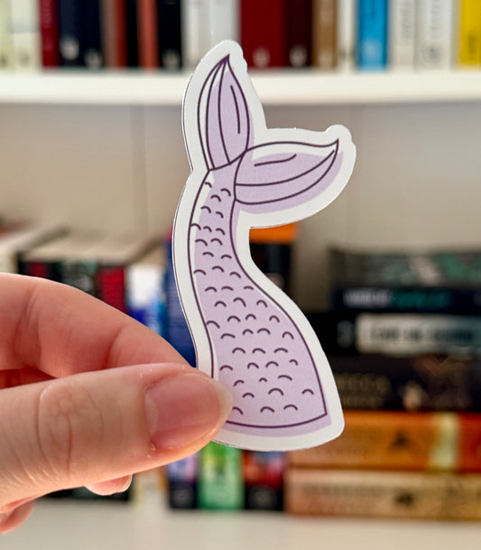 Purple Mermaid Tail Sticker