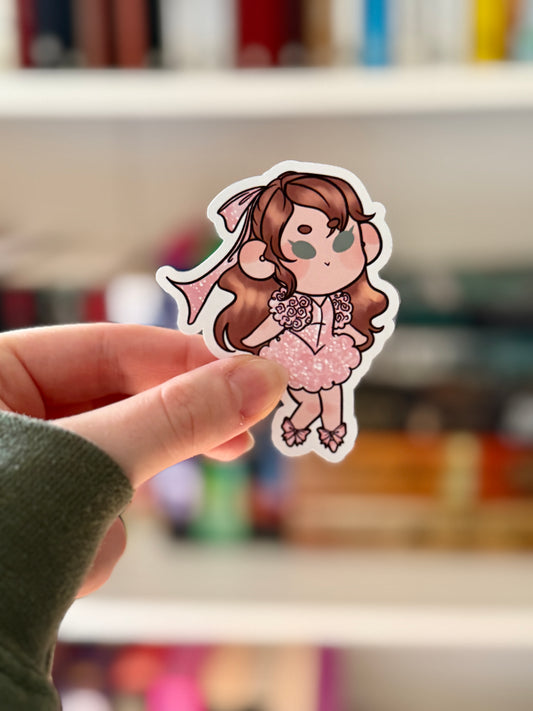Sworn Series Cora Chibi Sticker