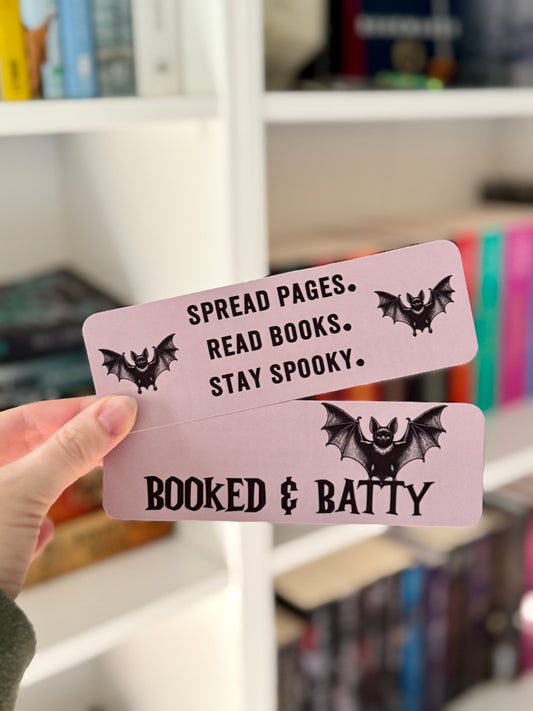 Booked & Batty Bookmark