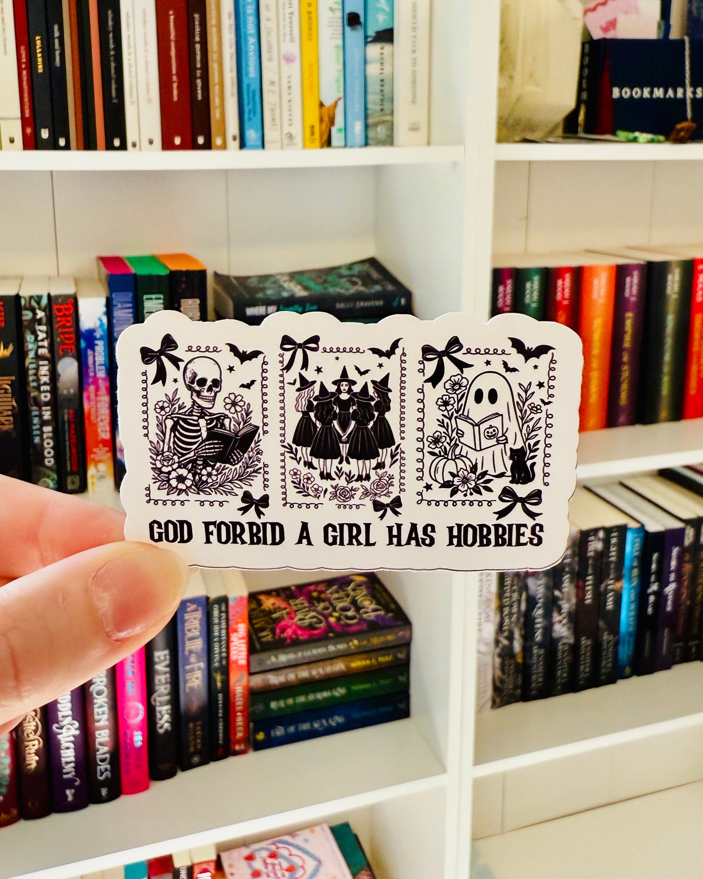 Spooky Hobbies Sticker