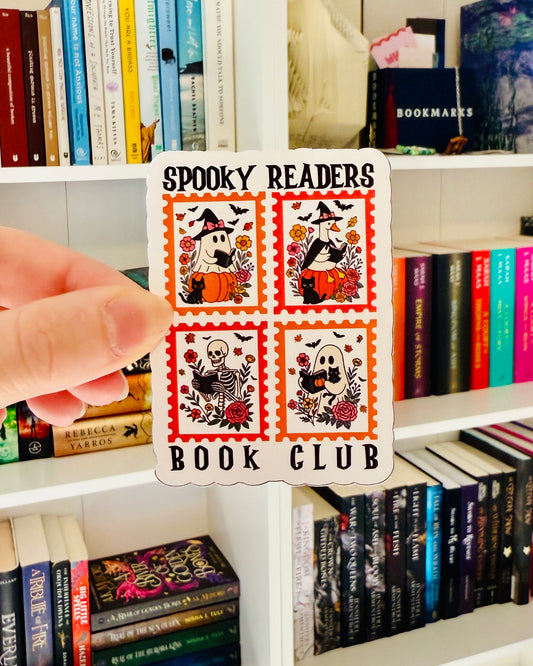 Spooky Readers Book Club Sticker